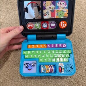 Fisher-Price Blue Learning Laptop Toy